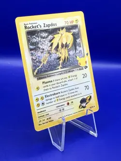 Rocket's Zapdos Holo Pokemon Celebrations Classic Collection TCG Card 15/13 - Image 3