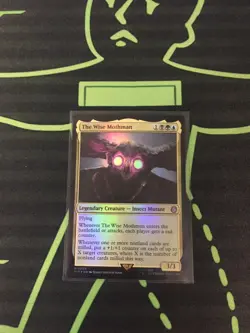 MTG Magic The Gathering The Wise Mothman Foil Fallout - Image 1