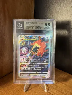 2022 Charizard VSTAR 212/172 Pokemon Card SAR Universe Japanese Beckett BGS 9.5 - Image 1