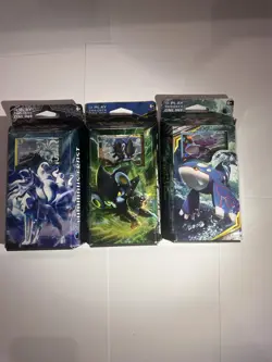 Lot Of 3 Pokemon Theme Decks Two Sun & Moon Decks and a XY Breaking Point Deck - Image 1