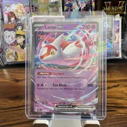 Pokemon Latias ex 076/191 Sv08: Surging Sparks Double Rare Full Art Holo 210 HP - Image 1