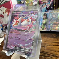 Pokemon Latias ex 076/191 Sv08: Surging Sparks Double Rare Full Art Holo 210 HP - Image 3