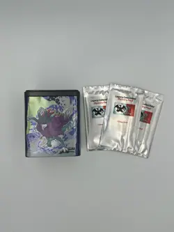 Pokemon TCG: Stack 'Em High! Tin Factory Sealed + 3 Legacy Mystery Packs 1 Chase - Image 3