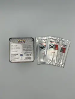 Pokemon TCG: Stack 'Em High! Tin Factory Sealed + 3 Legacy Mystery Packs 1 Chase - Image 5