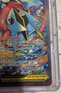 Chaos Rising Mega Greninja EX 116/086 SIR Pokemon TCG - CLEAN LOOKS MINT - Image 5