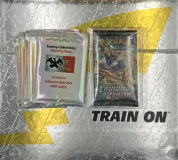 1 Pokemon TCG S&V Crown Zenith Booster Pack & 8 Legacy Mystery Packs - Image 2