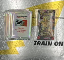 1 Pokemon TCG Ascended Heroes Booster Pack *Gengar* & 8 Legacy Mystery Packs - Image 2