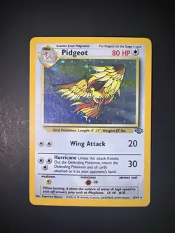 1999 Pokemon Jungle Pidgeot Holo 8/64 Vintage WOTC Rare - Image 1