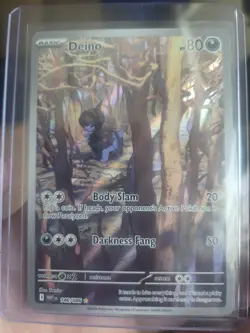 Pokemon Deino 80 HP Sv: White Flare 146/086 Illus Rare Holo EN 2025 Teeziro - Image 1