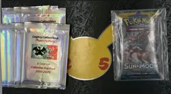 Pokemon TCG 1x Sun And Moon Base Set Booster Pack + 8 Legacy Mystery Packs 820650801945 - Image 1