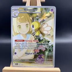 Pokemon Lillie's Ribombee 164/159 Journey Together Illustration Rare Holo NM - Image 1