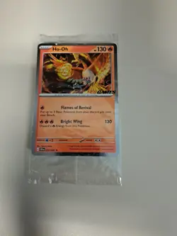 Pokemon TCG - Ho-Oh - EBGAMES Stamped Promo In Hand 010/086 - Image 1