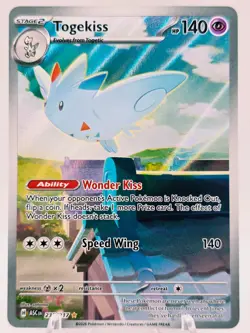 Togekiss 235/217 Pokemon TCG Ascended Heroes Illustration Rare Holo NM - Image 1