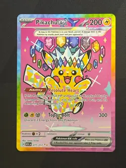 2026 Ascended Heroes Pikachu EX Holo Secret Rare SAR #277/217 - Image 1