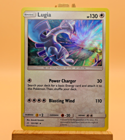 Lugia Sun & Moon Team Up 131/181 Holo Pokemon TCG - NEAR MINT - Image 2