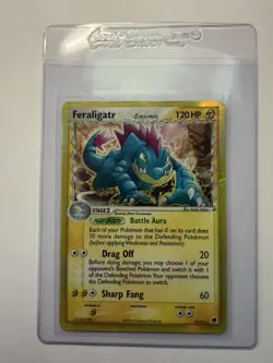 Pokemon Feraligatr Holo 2/101 EX Dragon Frontiers Delta Species LP TCG - Image 1