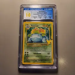 2021 Pokemon Celebrations Venusaur 15/102 CGC Pristine 10 with Subgrades - Image 1