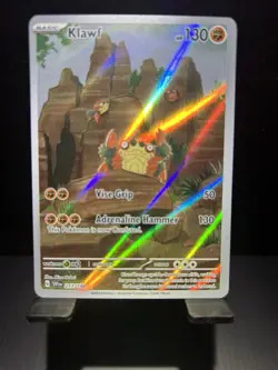 Pokemon TCG Klawf Scarlet & Violet Base Set 217/198 Holo Illustration Rare - Image 1