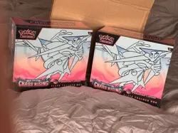 Pokemon TCG Chaos Rising Pokemon Center ETB Elite Trainer Box X2 - Sealed - Image 1