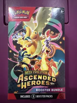Pokemon TCG Mega Evolution—Ascended Heroes Booster Bundle Box 6 Packs English - Image 1