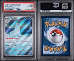 Pokemon TCG Dewgong 097/094 Phantasmal Flames Illustration Rare Holo PSA 10 - Image 1