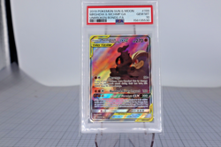 2019 POKEMON SUN & MOON UNBROKEN BONDS FULL ART/MARSHADOW & MACHAMP GX PSA 10 - Image 1