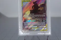2019 POKEMON SUN & MOON UNBROKEN BONDS FULL ART/MARSHADOW & MACHAMP GX PSA 10 - Image 3
