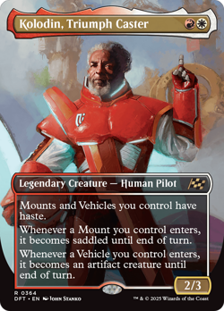 Kolodin, Triumph Caster (Borderless) [Aetherdrift] Magic MTG - Image 1