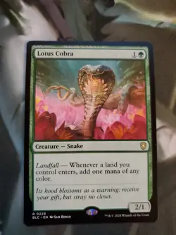 Lotus Cobra - 229 - NM - Commander: Bloomburrow - MTG - Image 1