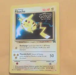 Pokemon Pikachu Kids WB Presents The First Movie Promo 3 Card Lot - 1999 TCG - Image 3
