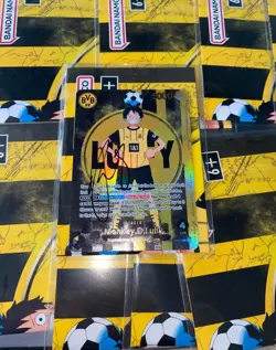 BVB Dortmund X One Piece Daniel Svensson Autograph ST13-003 Autograph Luffy Card - Image 3