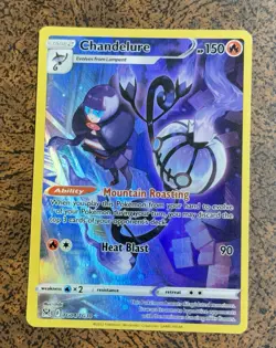 Chandelure TG04/TG30 Lost Origin Trainer Gallery Ultra Rare Holo Pokemon Card - Image 1