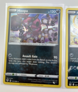 2 Card Lot Hoopa Pokemon TCG common 111/189, 122/196 basic - Image 2