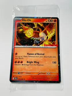 Pokemon TCG Ho-Oh 010/086 GameStop Galaxy Promo Stamped Chaos Rising Card NM - Image 1