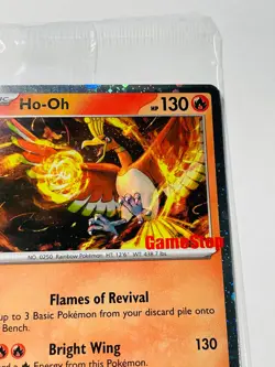 Pokemon TCG Ho-Oh 010/086 GameStop Galaxy Promo Stamped Chaos Rising Card NM - Image 3