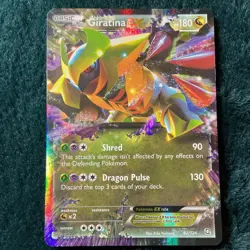 Pokemon TCG Giratina EX Full Art Ultra Rare Holo Card 92/124 Dragons Exalted - Image 1