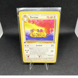 Pokemon TCG Persian 1st Edition Jungle 42/64 Regular Uncommon 70 HP 1999 Card - Image 1