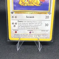 Pokemon TCG Persian 1st Edition Jungle 42/64 Regular Uncommon 70 HP 1999 Card - Image 3