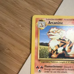 Arcanine 33/130 - Base Set 2 Vintage Pokemon Card LP - Image 5