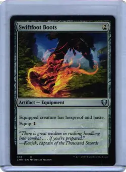 Swiftfoot Boots Commander Legends Regular NM MTG 474 - Image 1