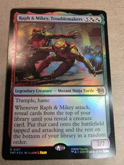 Raph & Mikey, Troublemakers - Foil - Teenage Mutant Ninja Turtles - Mtg - Image 1