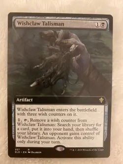 Wishclaw Talisman (Extended Art) Throne of Eldraine Regular - Image 1