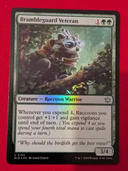 Brambleguard veteran Foil U NM Bloomburrow MTG - Image 1