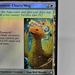 SUMMON: CHOCO / MOG - FOIL - C #35 MTG Final Fantasy FIN EN FF7 FFVII Chocobo - Image 3