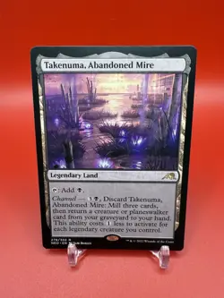 MTG Takenuma, Abandoned Mire 278/302 Kamigawa Neon Dynasty NM - Image 1