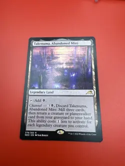 MTG Takenuma, Abandoned Mire 278/302 Kamigawa Neon Dynasty NM - Image 2