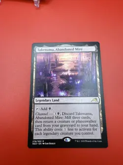 MTG Takenuma, Abandoned Mire 278/302 Kamigawa Neon Dynasty NM - Image 3