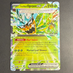 Teal Mask Ogerpon EX 025/167 TWM 🟢NM 🇬🇧Englisch ✨Double Rare✨ Pokemon - Image 2