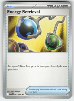 Energy Retrieval 082/086 Uncommon White Flare Pokemon Near Mint - Image 1