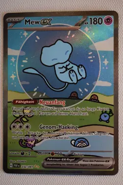Pokemon Mew ex 232/091 Special Illustration Rare Paldean Fates Deutsch NM - Image 2